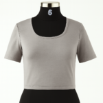 shyn-plain-blouse-gray Shynstar Knitted Blouse Plain Colour1