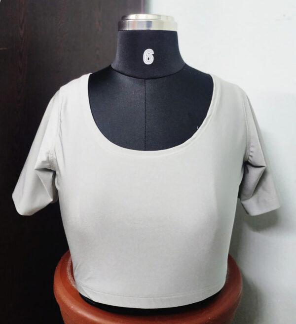 Shynstar Knitted Blouse Plain Colour1