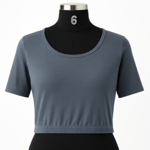 Shynstar Knitted Blouse Plain Colour2