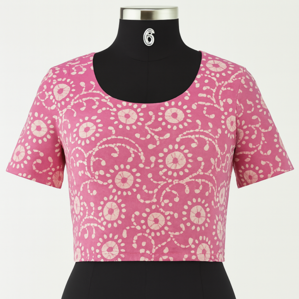 Shynstar Knitted Printed Design Blouse Colour6