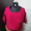 Shynstar Knitted Blouse Plain Colour3
