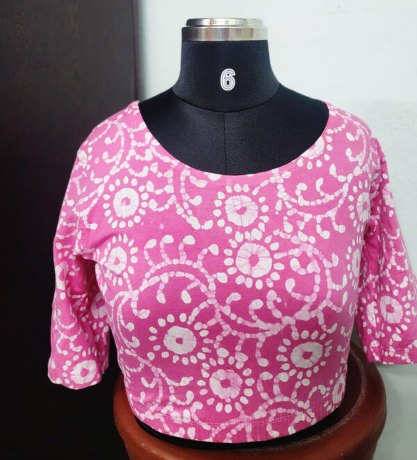 Shynstar Knitted Printed Design Blouse Colour6