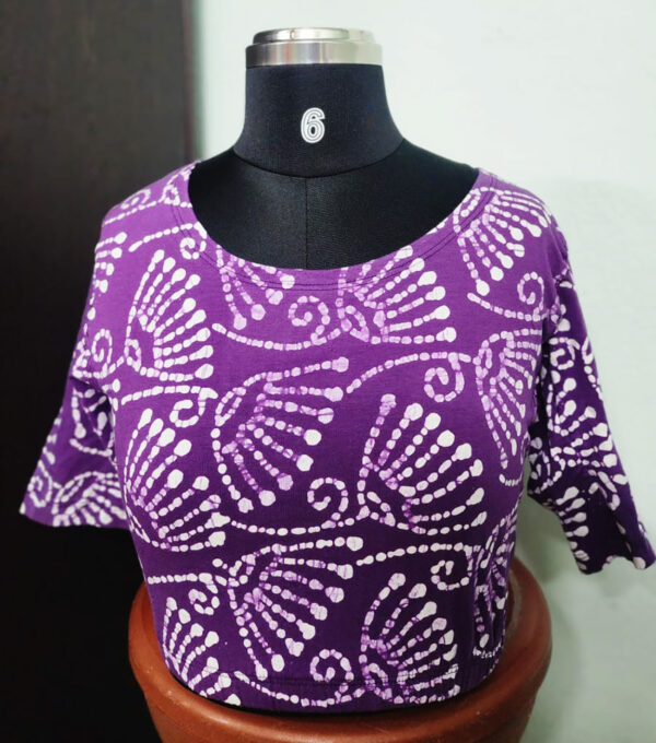shyn-star-knitted-blous-printed-22 Shynstar Knitted Printed Design Blouse Colour3