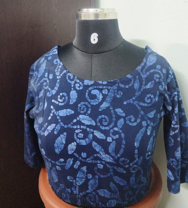 shyn-star-knitted-blous-printed-27 Shynstar Knitted Printed Design Blouse Colour1
