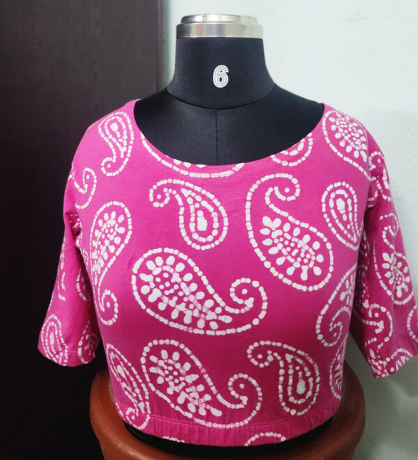 Shynstar Knitted Printed Design Blouse Colour7