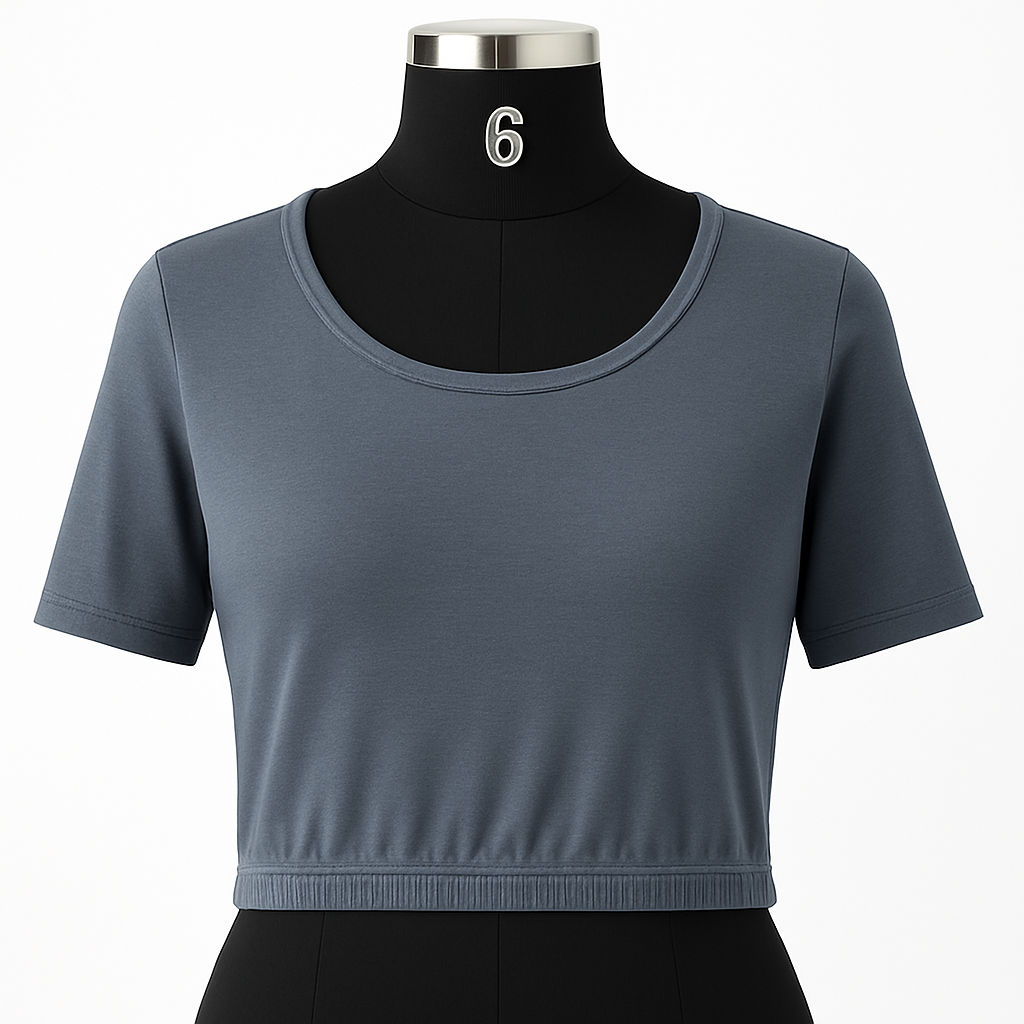 Shynstar Knitted Blouse Plain Colour2