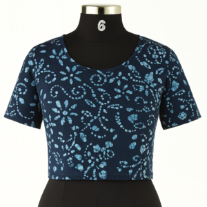 Shynstar Knitted Printed Design Blouse Colour5