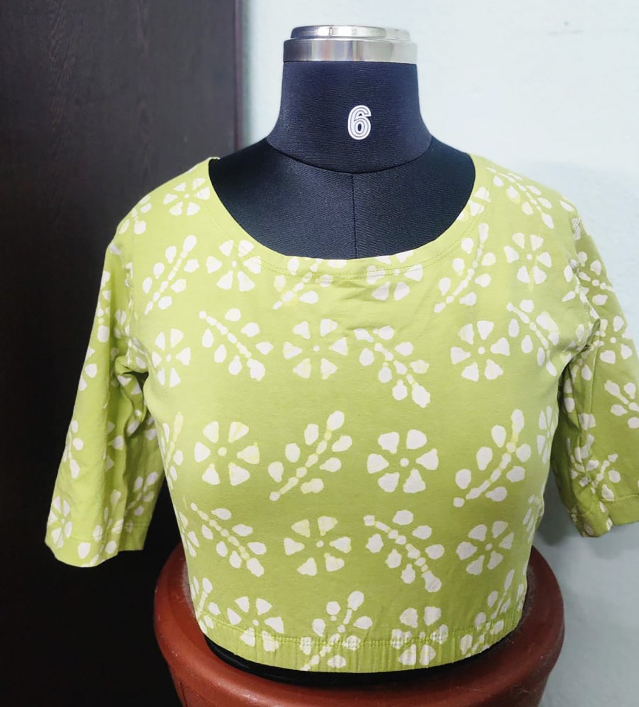 Shynstar Knitted Printed Design Blouse Colour8 - Image 2