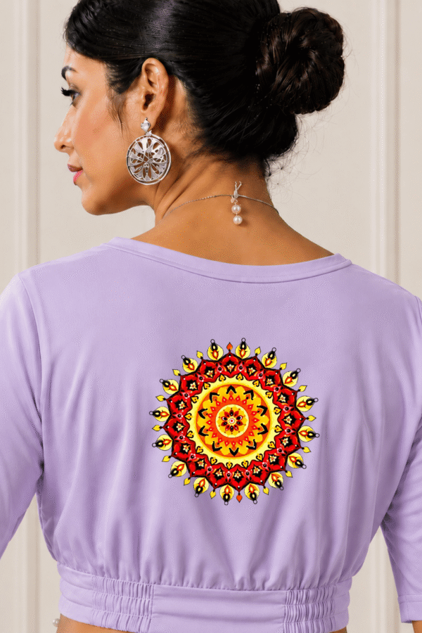 Sun Mandala Back Printed Blouse