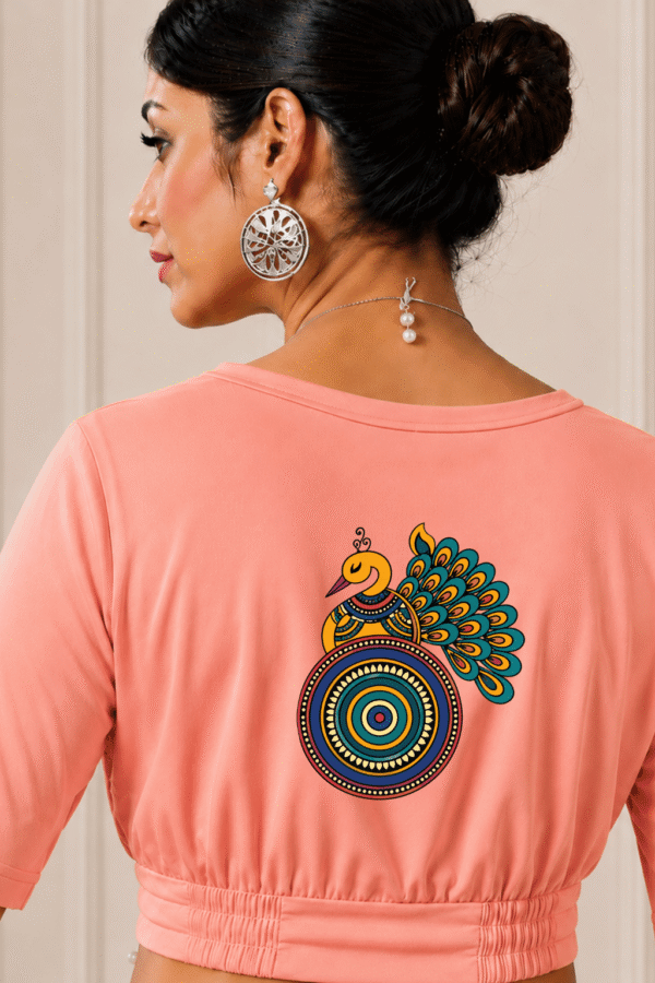 Royal Mor Pankh Mandala Printed Blouse