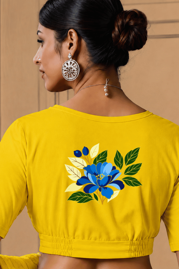 Neel Phool Printed Blouse