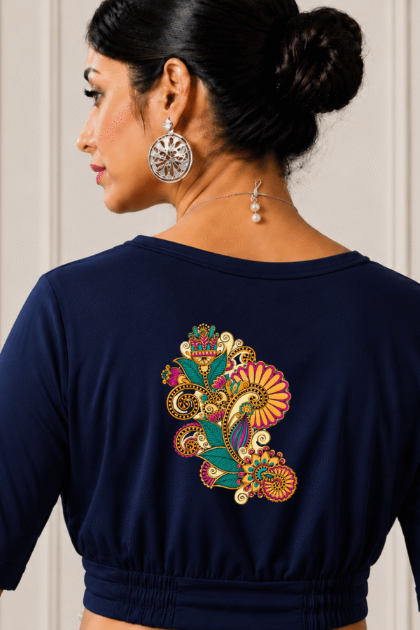 Rang Biranga Paisley Phool Printed Blouse