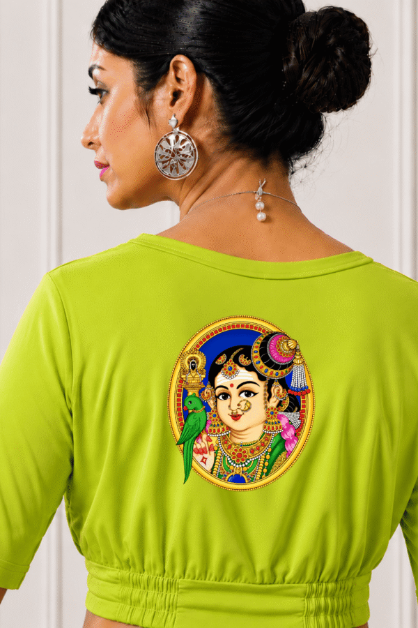 Shahi Maharani Tota Printed Blouse
