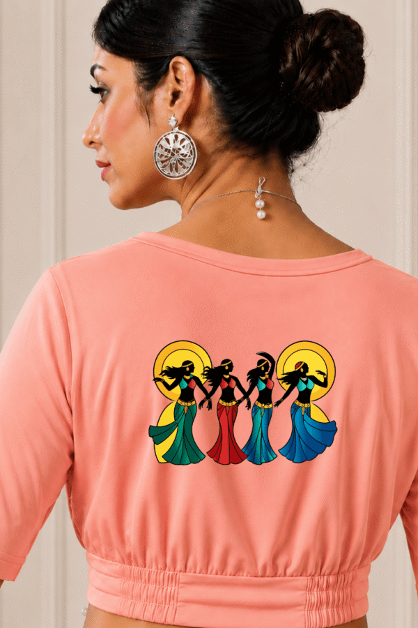 Folk Dancers Printed Blouse