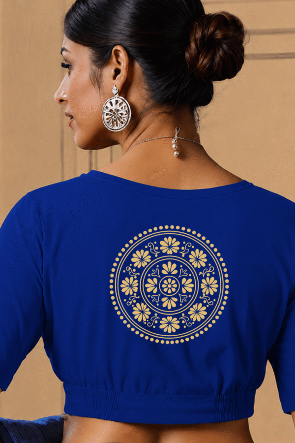 Sunehri Mandala Printed Blouse